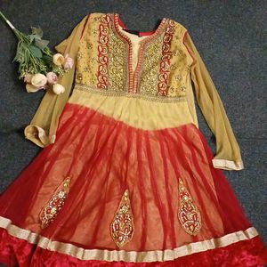 Zardosi N Kundan Work Anarkali