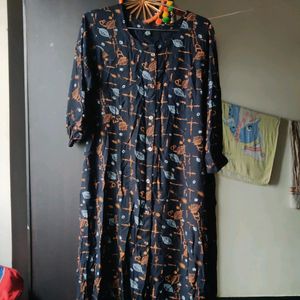 Straight Long Kurti Xxl Size