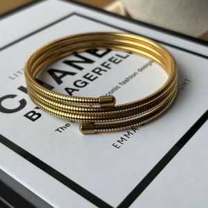 Golden Coil 3 Layer Bracelet Anti-tarnish