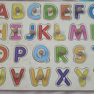 🔥🔥MONTESSORI WOODEN ALPHABET PUZZLE