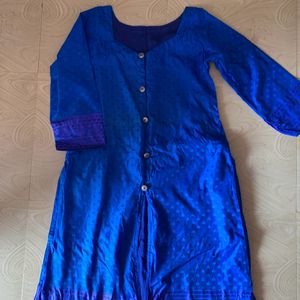 Soft silk Blue Kurta