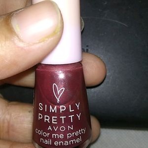 Avon Simply Pretty Color Me Pretty Nail Enamel - Code - True Rose