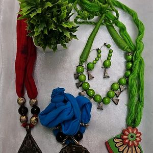 4 Necklace Teracota