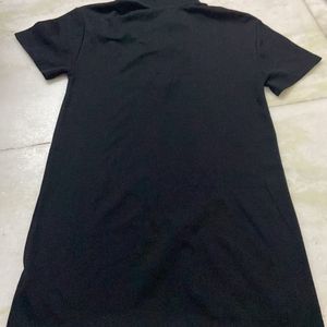 ZARA TSHIRT BLACK DRESS