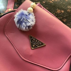 Prada Dupe sling bag (pink)