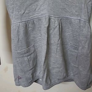 Cute Gray Girls Sweatshirt Hoodie