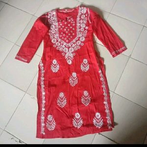 Red Kurta