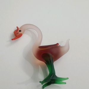 Glass Bird Showpiece