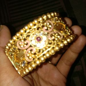 Beautiful Polki Bangles Cuff