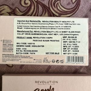 Makeup Revolution London Face Highlighter Duo