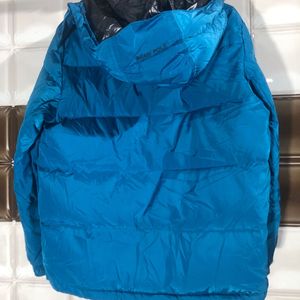 Cozy Blue Mid Size Winter Jacket