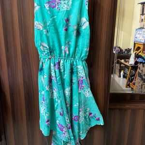 Diwali Sale Floral High Low Dress