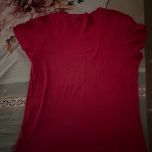 Aeropostale Fuschia Pink Slim Fit Tee