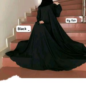 High Quality Big Flair Abaya Set