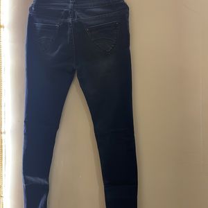 Trendy Divva Navy Blue Slim Fit Stretchy Denims