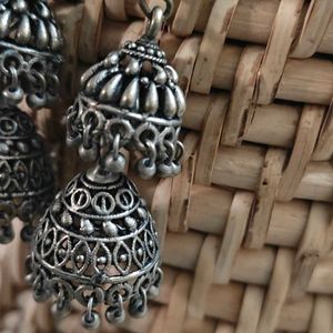 German Silver Jhumkas