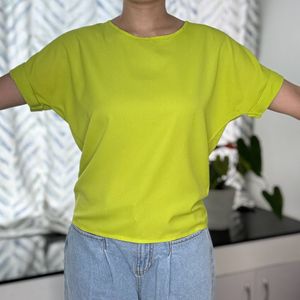 Neon Green Yellow Top