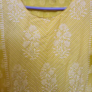 Yellow Kurti