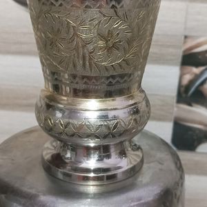 Antique Royal Muradabadi Brass Glass