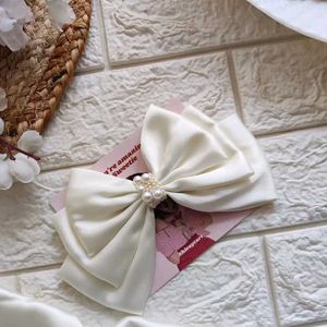 White Pearl Bow And Hair Band Combo Pack