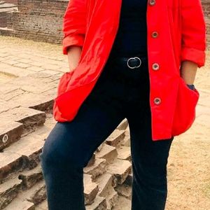 Red Oversize Jacket