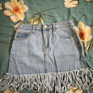 Mini Denim Skirt