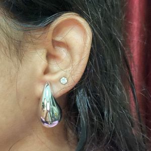 Silver Tear Drop Earrings