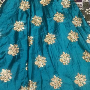 Skirt Top With Net Duppata