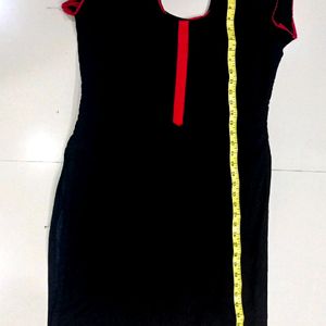 Red Black Women Salwar Suit