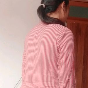 Striped Long Kurthi