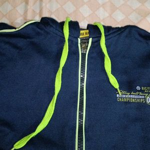 Men Navy Blue Color Jacket