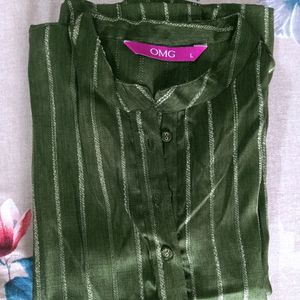 New/ Unused Mehandi Green Kurti