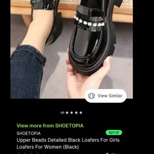 Black Loafers For Girls