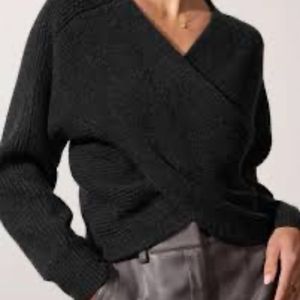 Cross Wrap Pull Over Sweater