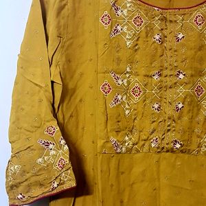 Mustard Kurti