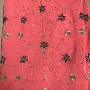 Top + Dupatta Dress Material