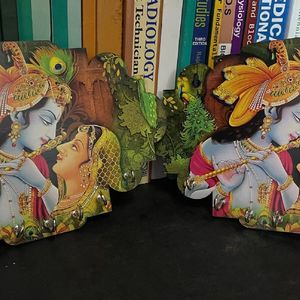 (2 Pcs) Radha Krishna Key Holders 😍