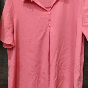 Peach Top With Semi Shirt Look