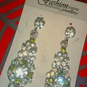 Green Gemstone Earrings