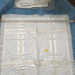 White Square Cushion Cover