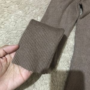 Ribbed Turtleneck Top