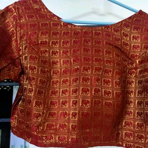 Women's Banarasi Silk Blouse Bust 40