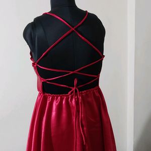 Short Party Red Dress For Women