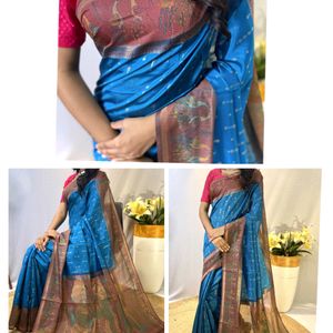 Soft Chanderi silk sarees with super fine weaves