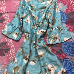 Sassafras Blue Dress With Lining