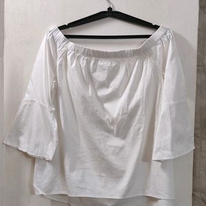 Michael Kors Original Cotton Off shoulder Top