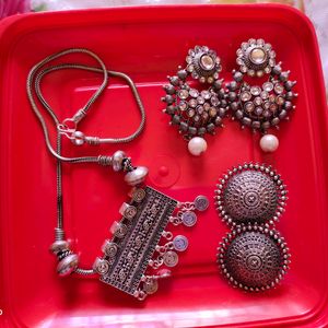 Beautifull Silver 🤍🤍 Jewellery Set 😍