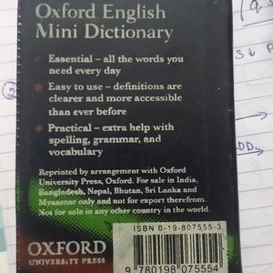 Oxford Mini Dictionary