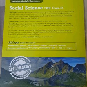 All In One Social Science Class 9