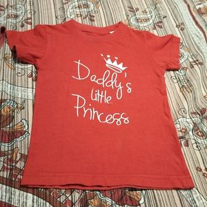 Combo Of Two T Shirts For Baby Girl